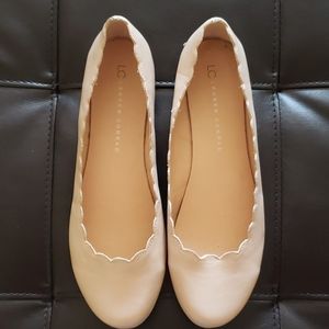 Blush ballerina flats